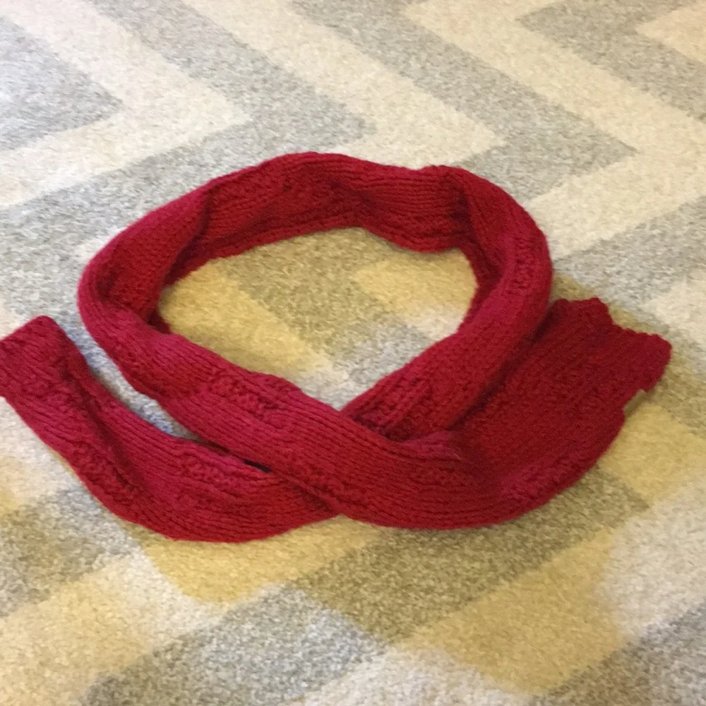 GAP Red Knit Scarf